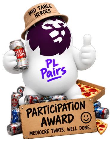 PL Pairs Participation Award mascot for league position 9
